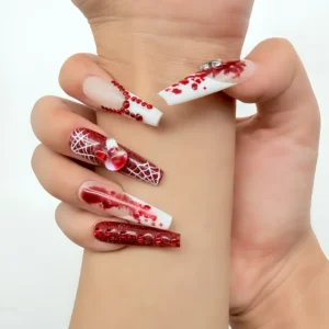 Blood Heart Gothic Press-On Nails